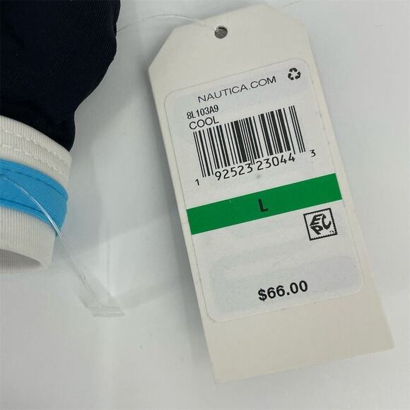 Nautica Women's Bikini Set Size Large Blue Cross-Back Top & Bottom - Picture 4 of 10